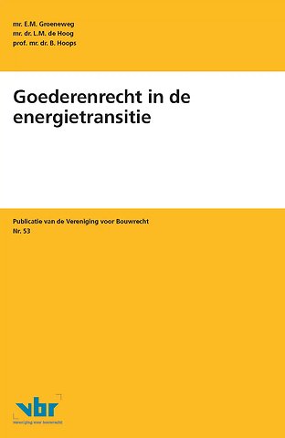 Goederenrecht in de energietransitie