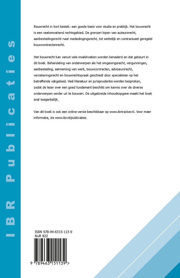 Bouwrecht in kort bestek
