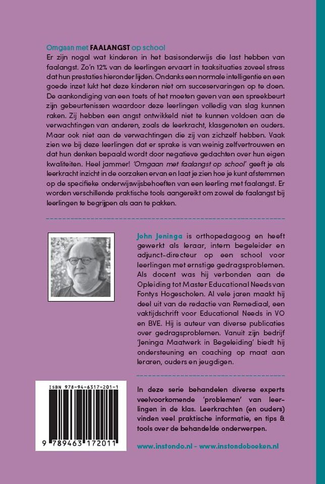 Omgaan met FAALANGST op school