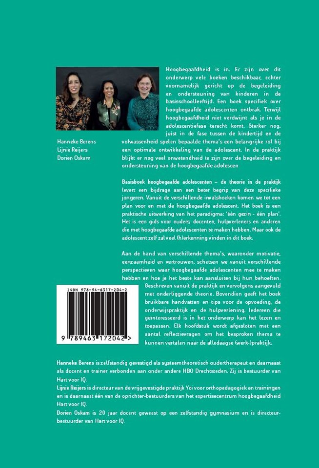 Basisboek hoogbegaafde adolescenten
