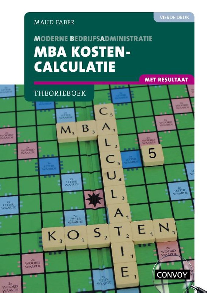 MBA kostencalculatie Theorieboek