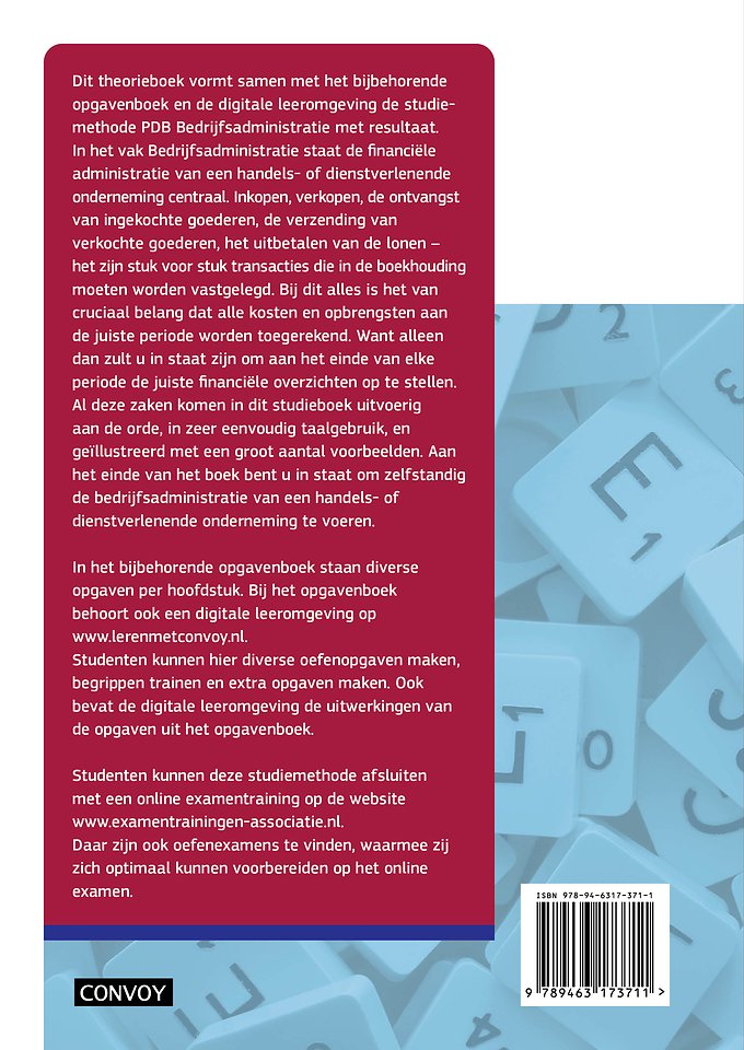 PDB Bedrijfsadministratie met resultaat Theorieboek