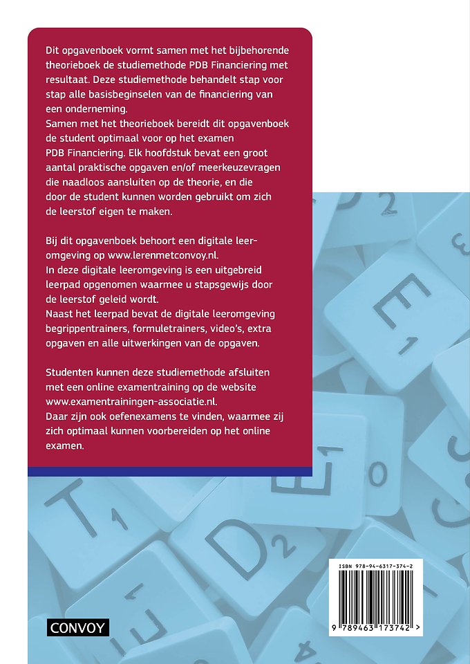 PDB Financiering met resultaat Opgavenboek