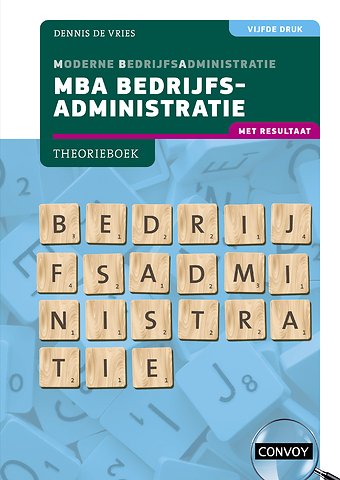 Mba bedrijfsadministratie met resultaat theorieboek