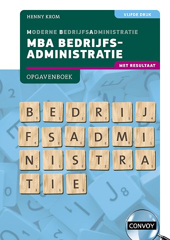 MBA bedrijfsadministratie met resultaat opgavenboek
