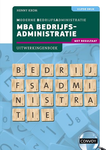 MBA Bedrijfsadministratie met resultaat - Uitwerkingenboek