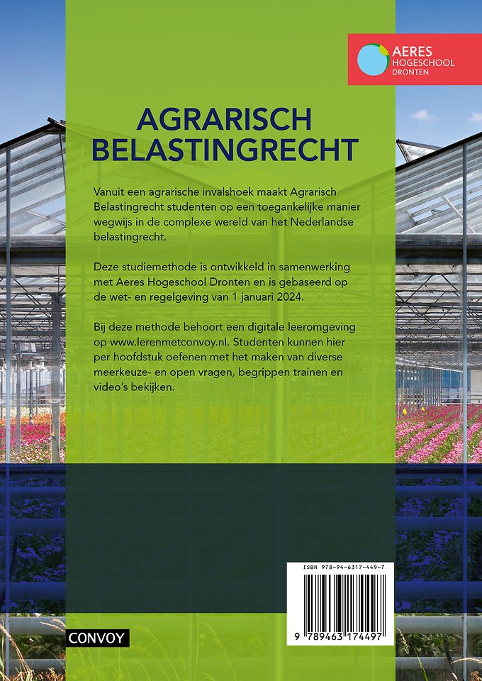 Agrarisch Belastingrecht - editie 2024-2025