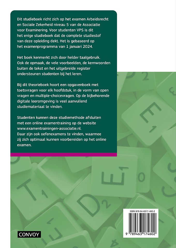 VPS Arbeidsrecht en Sociale Zekerheid 2024/2025 Theorieboek