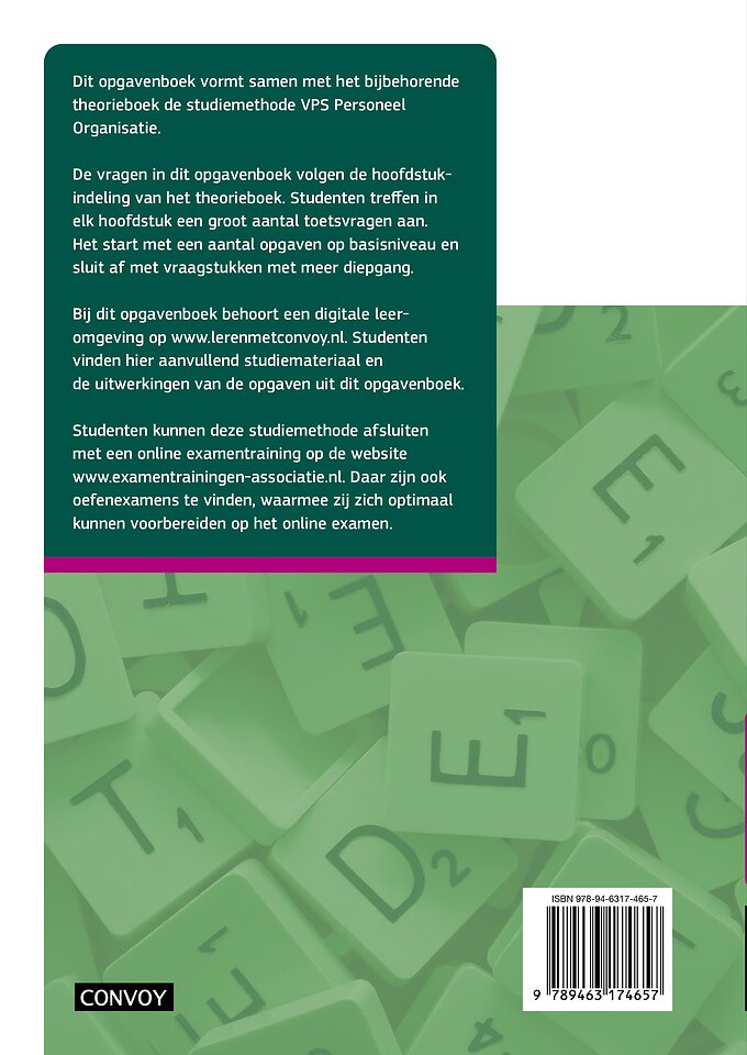 VPS Personeel Organisatie 2024/2025 Opgavenboek