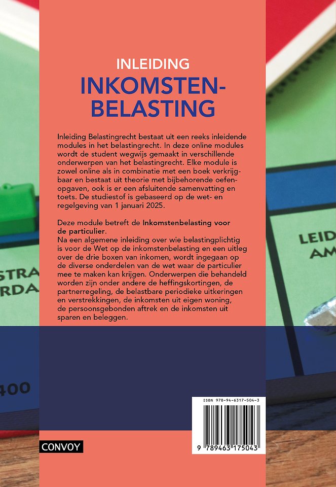 Inleiding Inkomstenbelasting - editie 2025/2026