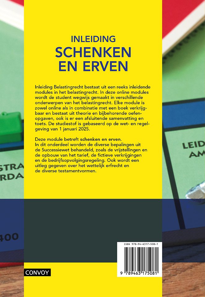 Inleiding Schenken en erven - editie 2025/2026