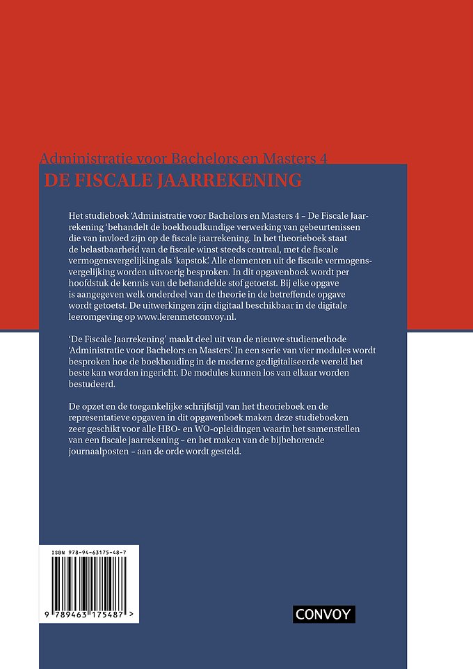 ABM 4 De Fiscale Jaarrekening Opgavenboek 4e druk