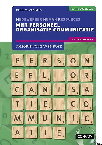 MHR Personeel Organisatie Communicatie 2026/2027 Theorie-/opgavenboek