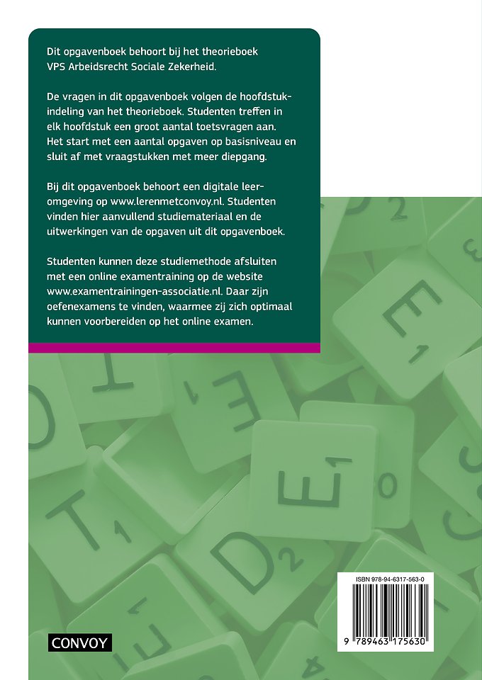 VPS Arbeidsrecht en Sociale Zekerheid 2025/2026 Opgavenboek