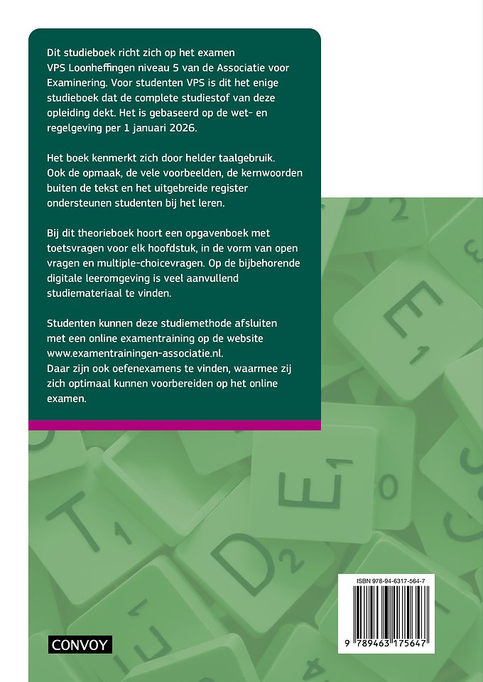 VPS Loonheffingen 2025/2026 Theorieboek