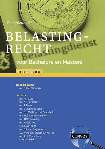 Belastingrecht voor Bachelors en Masters Theorieboek 2026-2027