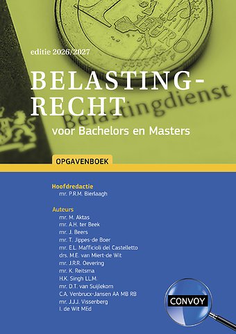 Belastingrecht voor Bachelors en Masters Opgavenboek 2026-2027