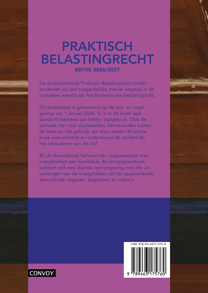 Praktisch Belastingrecht 2025-2026 Theorieboek