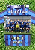 Gudok E1 2015-2016 Kampioenuh !!! in de hoofdklasse