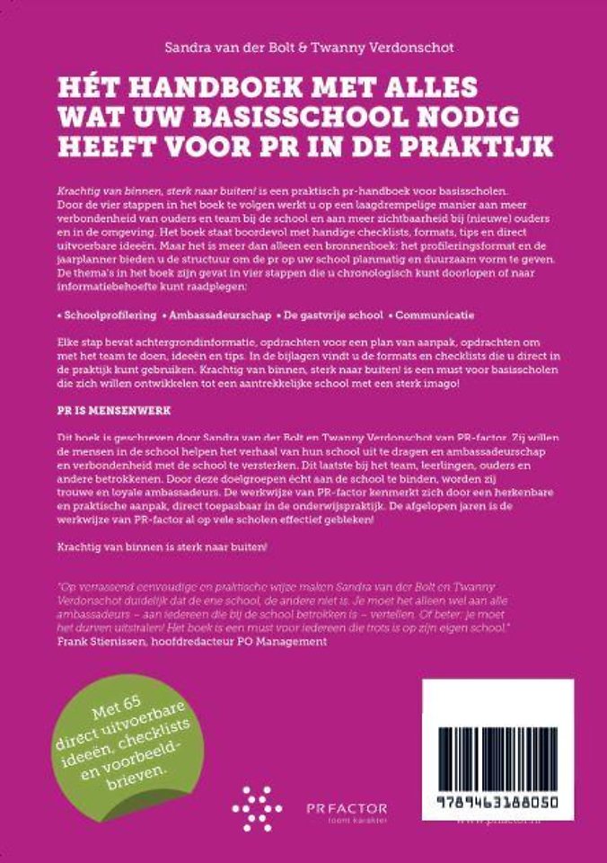 Krachtig van binnen, sterk naar buiten!