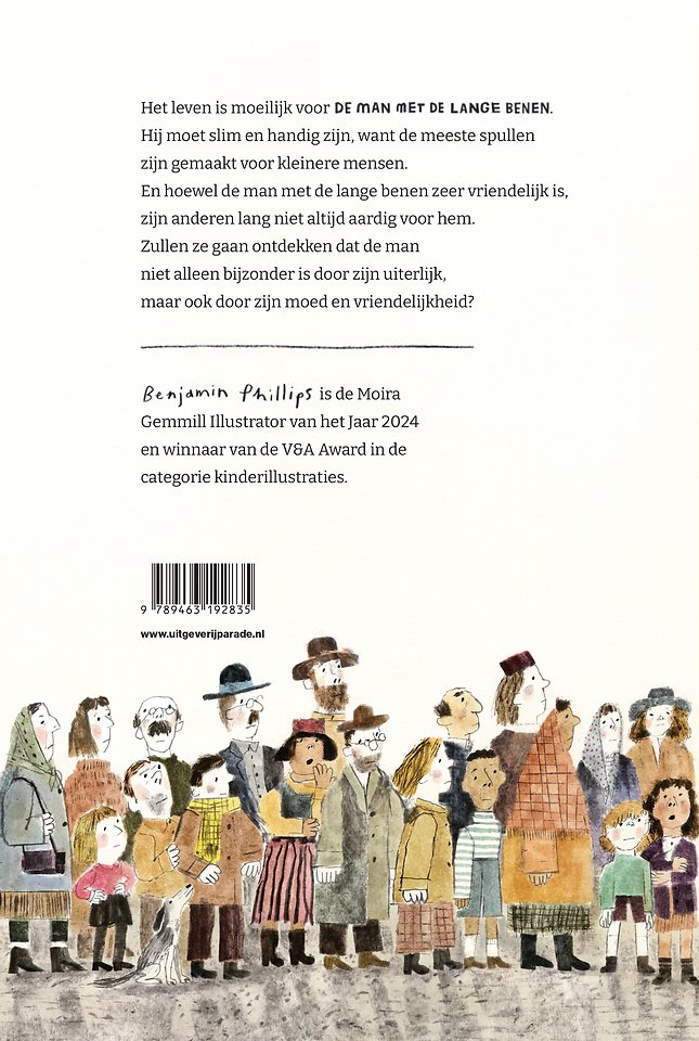 De man met de lange benen