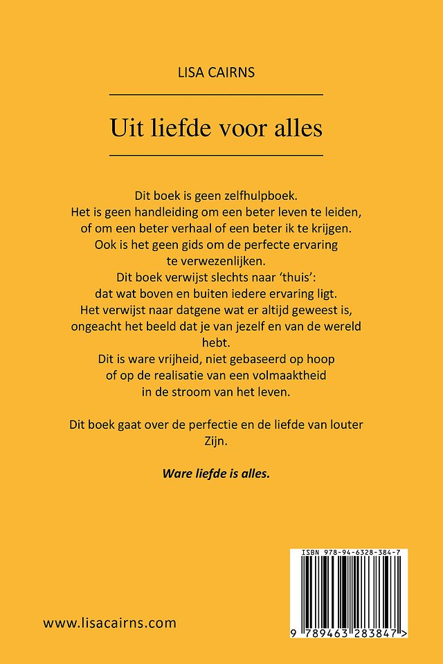 Uit liefde voor alles