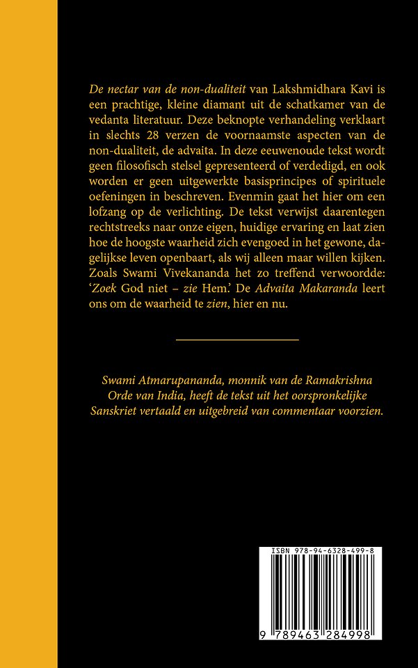 De nectar van de non-dualiteit