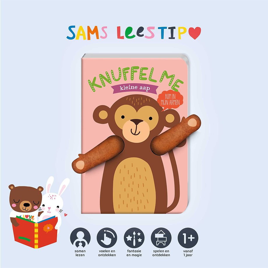 Knuffel me kleine aap