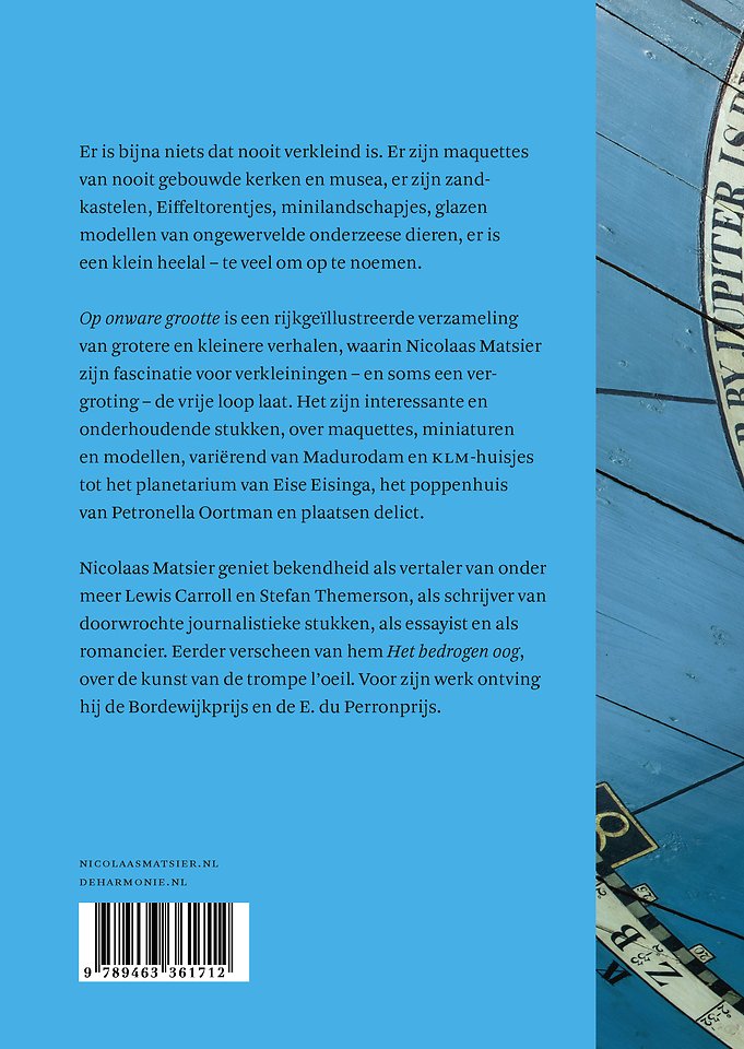 Op onware grootte