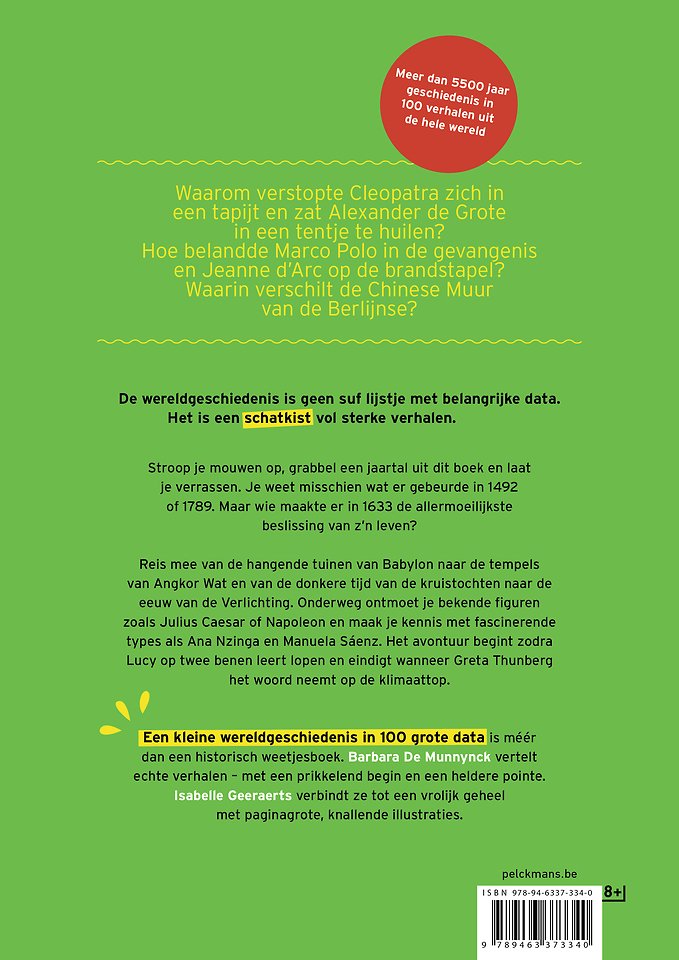 Een kleine wereldgeschiedenis in 100 grote data