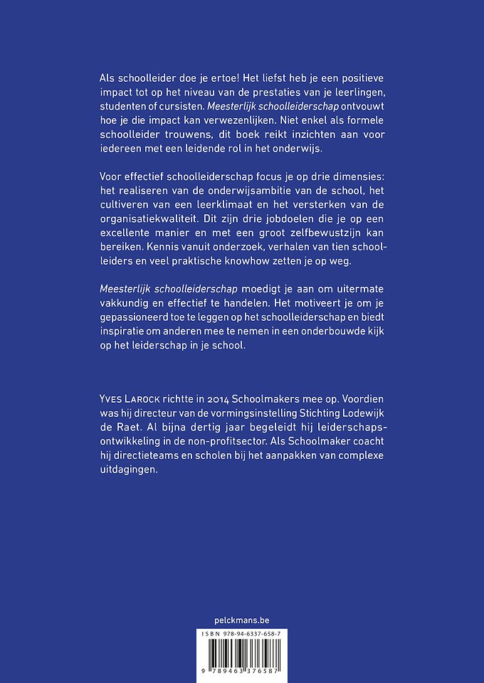 Meesterlijk schoolleiderschap