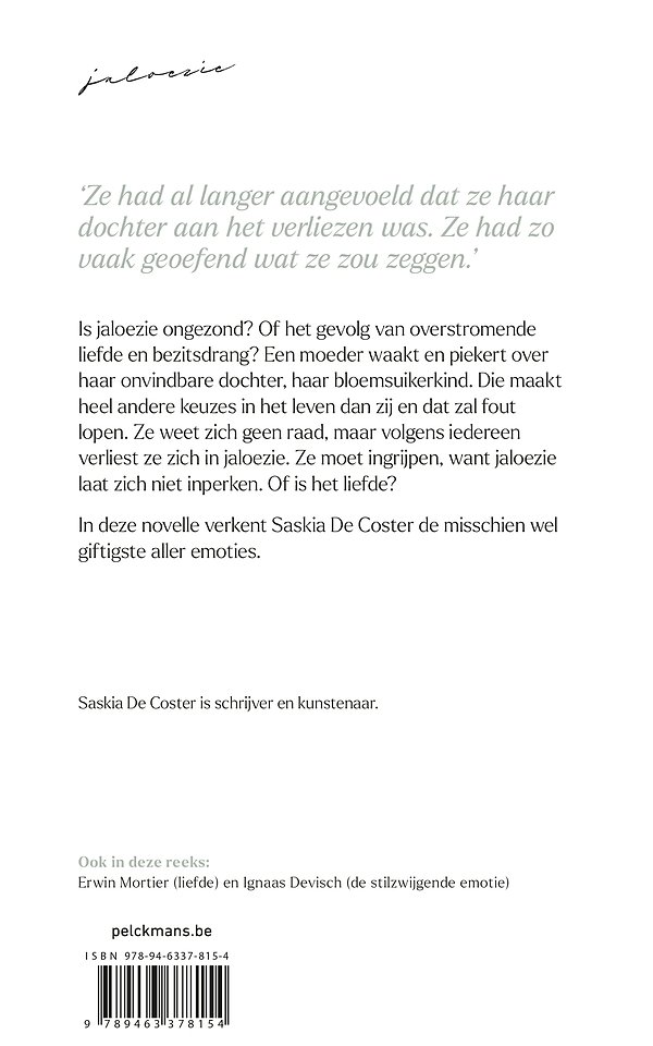 Een kleine filosofie van grote emoties: Jaloezie