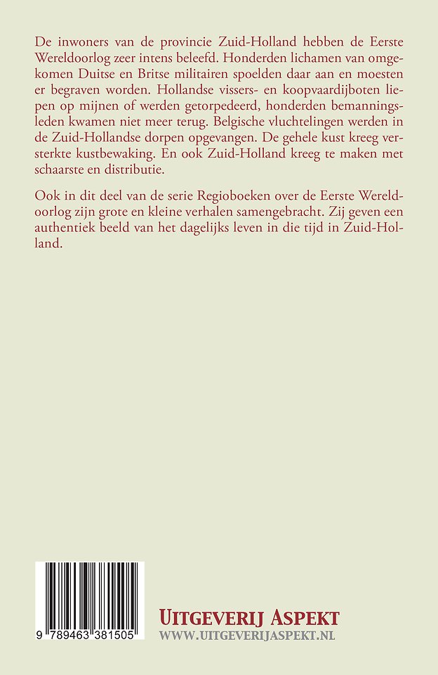 Zuid-Holland en de eerste Wereldoorlog