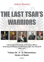 The last Tsar’ warriors Volume II: P – Z; Illustrations; Order of battle
