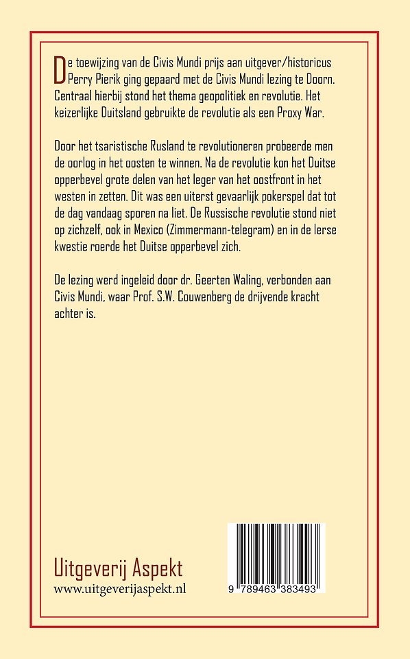 Geopolitiek en revolutie