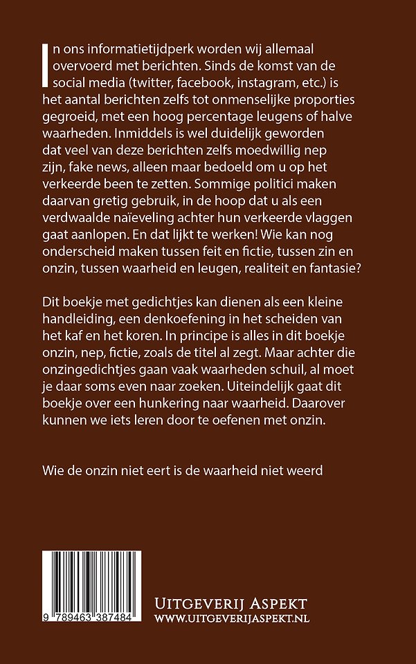 Allemaal onzin!