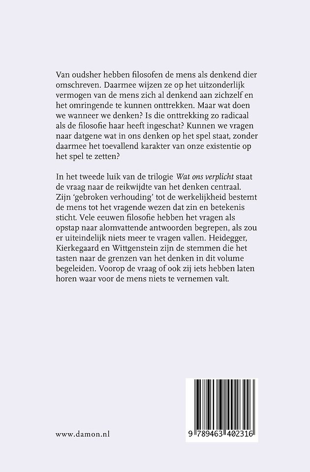 Essay over denken en existentie