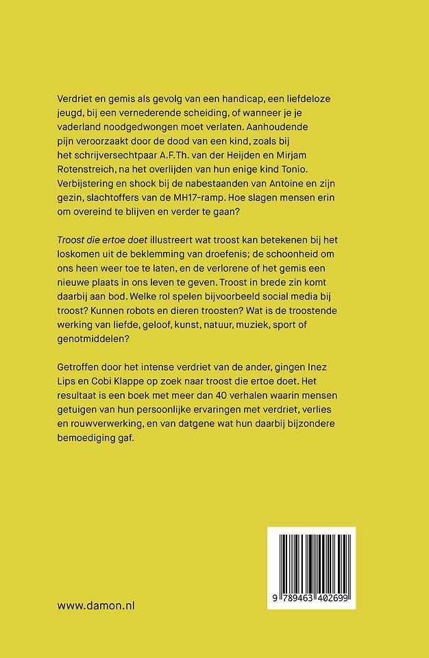 Troost die ertoe doet