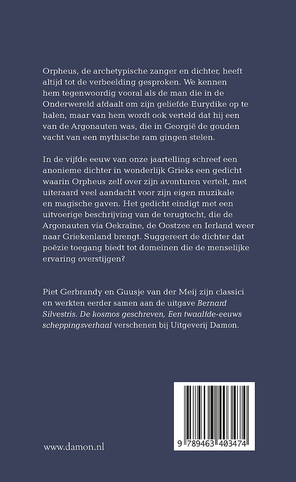 De barre tocht van Orpheus