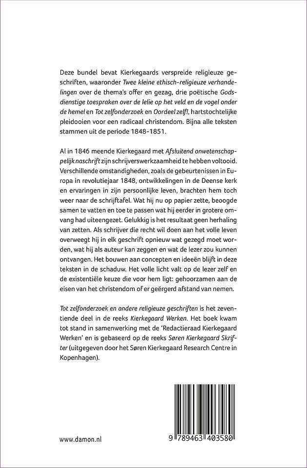 Tot zelfonderzoek en andere religieuze geschriften