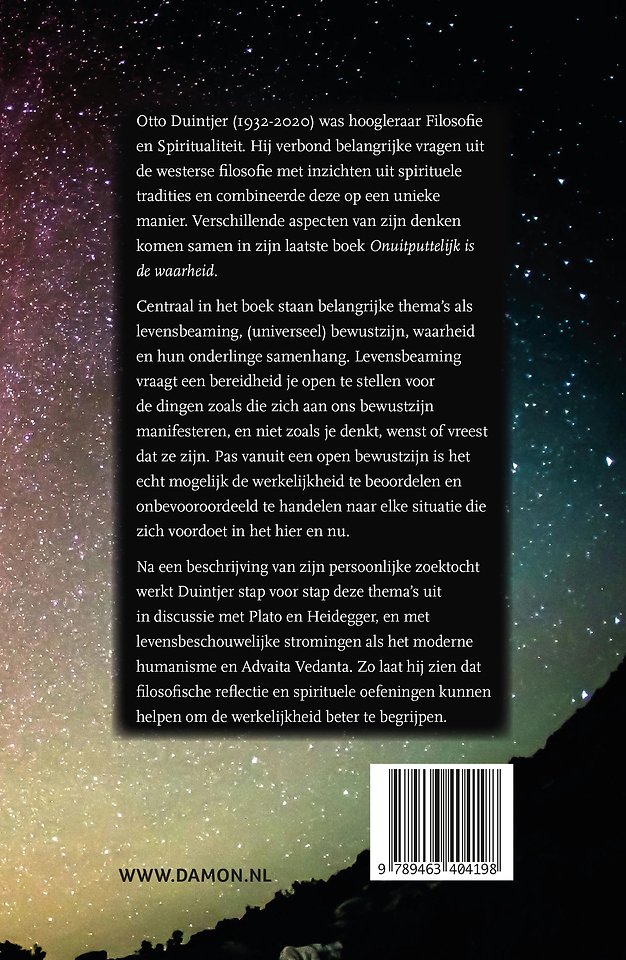 Onuitputtelijk is de waarheid