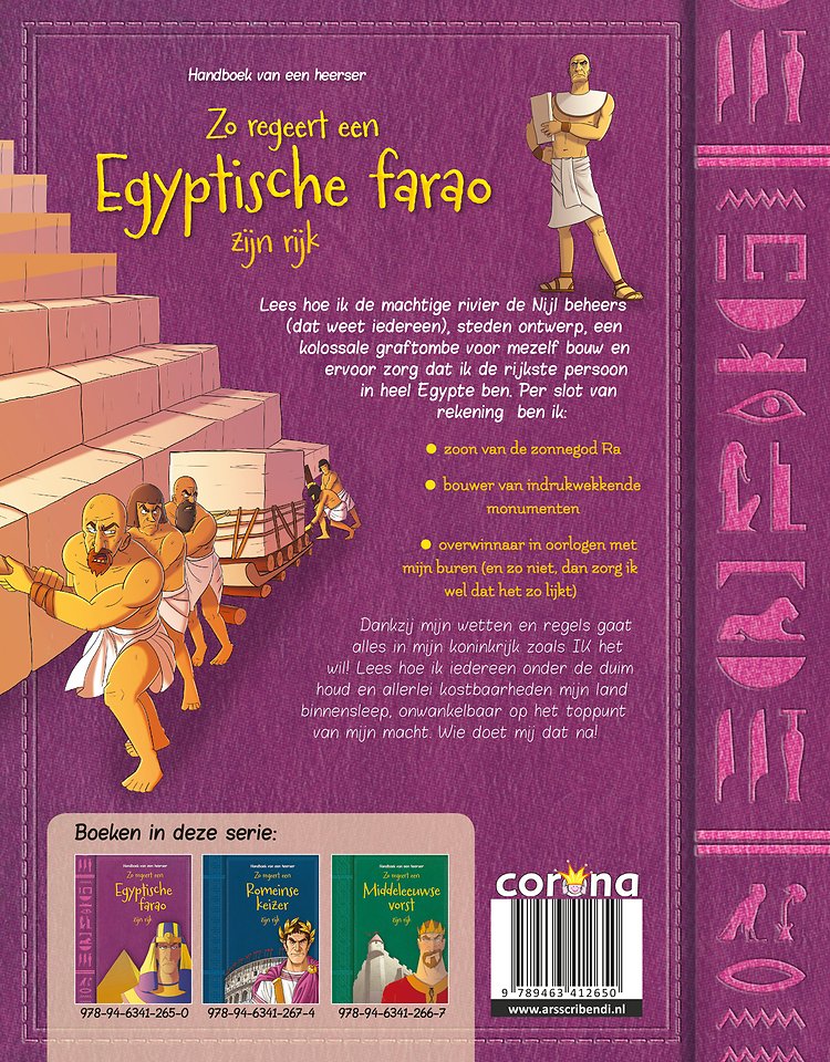 Zo regeert een Egyptische farao zijn rijk
