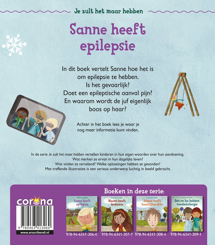 Sanne heeft epilepsie