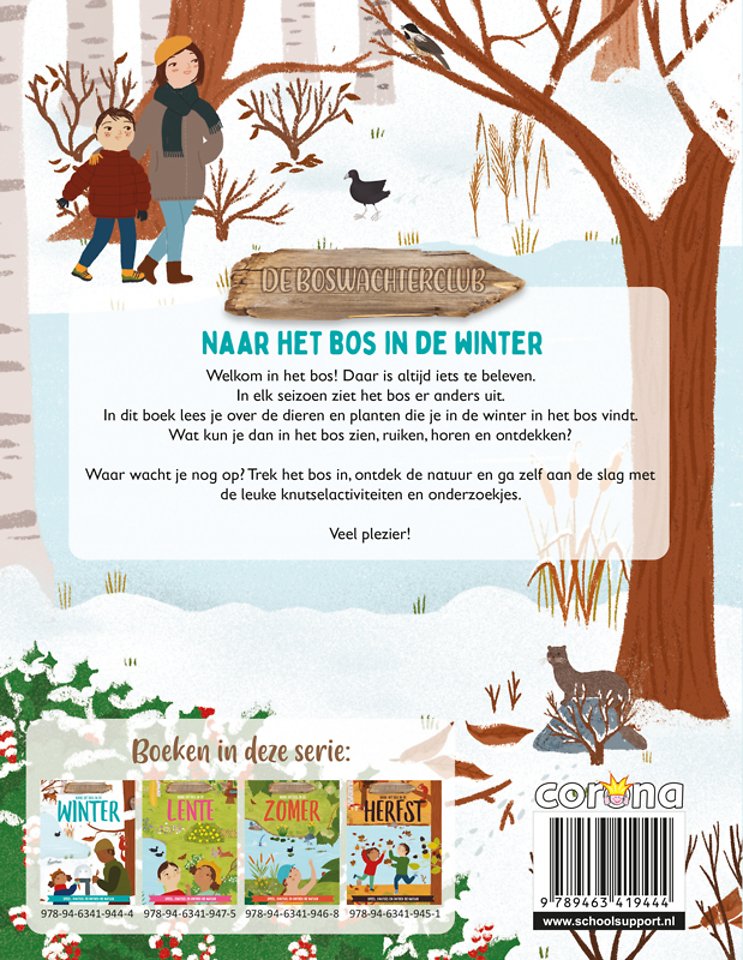 Naar het bos in de winter