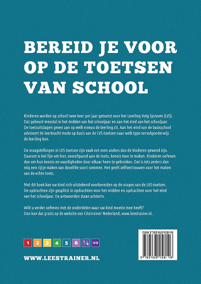 Oefenboek voor de Citotoetsen Opgaven voor M5 en E5 groep 5