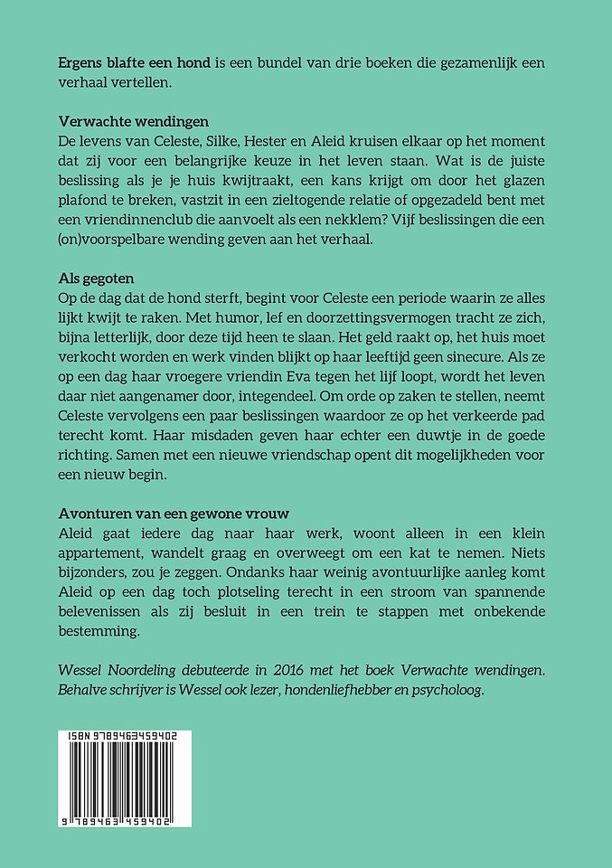 Ergens blafte een hond