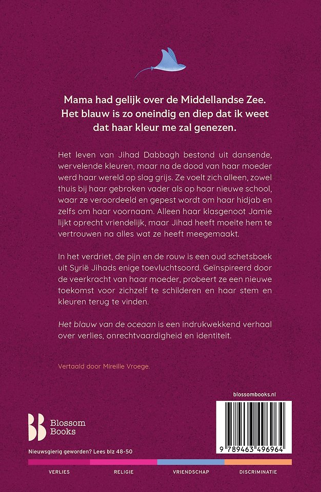 Het blauw van de oceaan