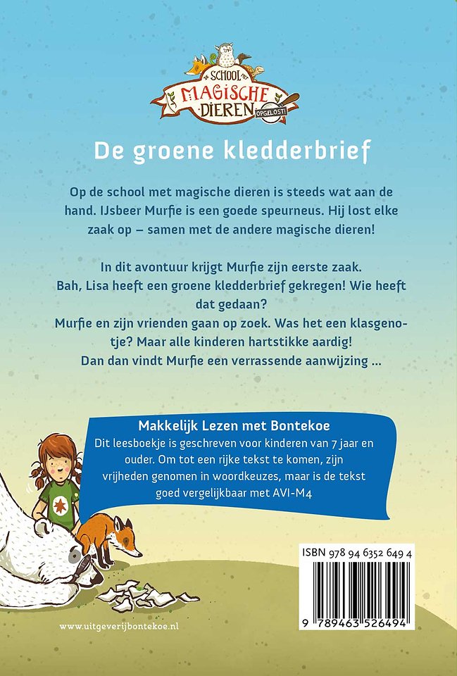 De groene kledderbrief