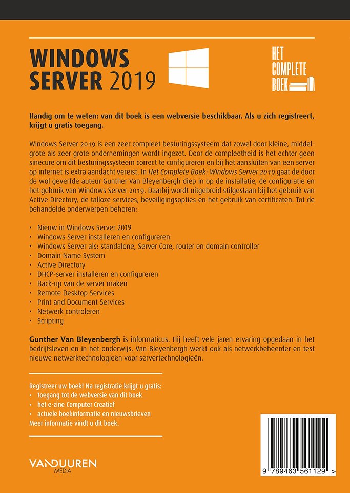 Het Complete Boek: Windows Server 2019