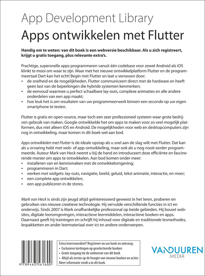 Apps ontwikkelen met Flutter